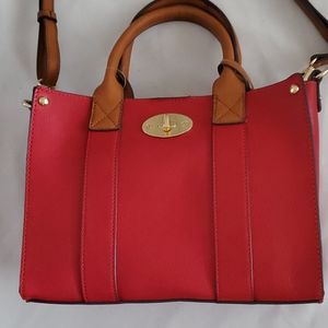 NEW, Three in one bag new. Red purse and brown.